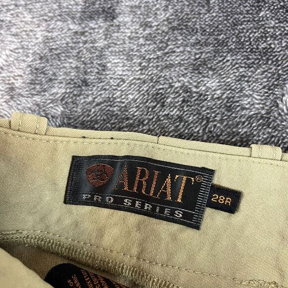 Ariat Riding Leggings Women's 28 Knee Patches Breeches Pro Series Brown - Picture 4 of 14